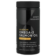 <img alt="Sports Research, Alaskan Omega-3 Salmon Oil, Wild Caught Sockeye, 180 Softgels" title="Sports Research, Alaskan Omega-3 Salmon Oil, Wild Caught Sockeye, 180 Softgels,023249093381"
