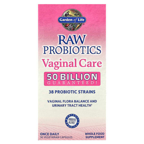 <img alt="Garden of Life, RAW Probiotics, Vaginal Care, 30 Vegetarian Capsules" title="Garden of Life, RAW Probiotics, Vaginal Care, 30 Vegetarian Capsules,658010116633"