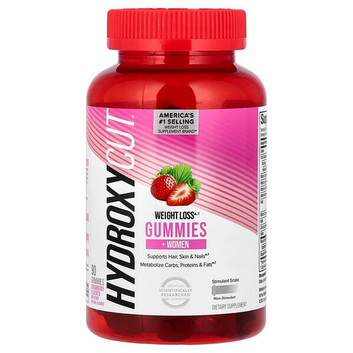 <img alt="Hydroxycut, Weight Loss + Women Gummies, Strawberry, 90 Gummies" title="Hydroxycut, Weight Loss + Women Gummies, Strawberry, 90 Gummies,631656610550"