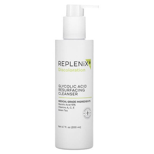 <img alt="Replenix, Discoloration, Glycolic Acid Resurfacing Cleanser, 6.7 fl oz (200 ml)" title="Replenix, Discoloration, Glycolic Acid Resurfacing Cleanser, 6.7 fl oz (200 ml),358211890720"