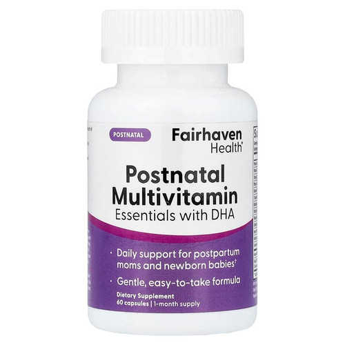 <img alt="Fairhaven Health, Postnatal Multivitamin Essentials With DHA, 60 Capsules" title="Fairhaven Health, Postnatal Multivitamin Essentials With DHA, 60 Capsules,850036124115"
