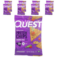 <img alt="Quest Nutrition, Tortilla Style Protein Chips, Loaded Taco, 8 Bags, 1.1 oz (32 g) Each" title="Quest Nutrition, Tortilla Style Protein Chips, Loaded Taco, 8 Bags, 1.1 oz (32 g) Each,888849010271"