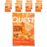 <img alt="Quest Nutrition, Tortilla Style Protein Chips, Nacho Cheese, 8 Bags, 1.1 oz (32 g ) Each" title="Quest Nutrition, Tortilla Style Protein Chips, Nacho Cheese, 8 Bags, 1.1 oz (32 g ) Each,888849010295"