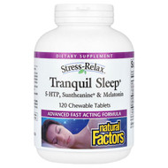 <img alt="Natural Factors, Stress-Relax, Tranquil Sleep, 5-HTP, Suntheanine & Melatonin, 120 Chewable Tablets" title="Natural Factors, Stress-Relax, Tranquil Sleep, 5-HTP, Suntheanine & Melatonin, 120 Chewable Tablets,068958028439"
