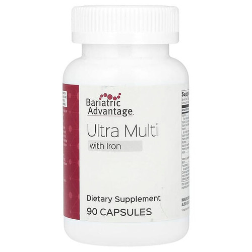 <img alt="Bariatric Advantage, Ultra Multi with Iron, 90 Capsules" title="Bariatric Advantage, Ultra Multi with Iron, 90 Capsules,755571942609"