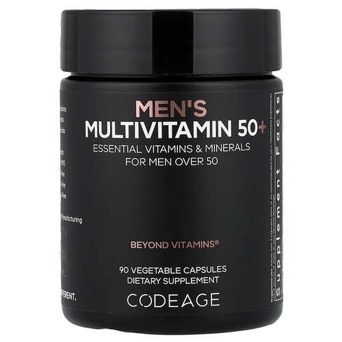 <img alt="Codeage, Mens Multivitamin 50+, 90 Vegetable Capsules" title="Codeage, Mens Multivitamin 50+, 90 Vegetable Capsules,850068815586"