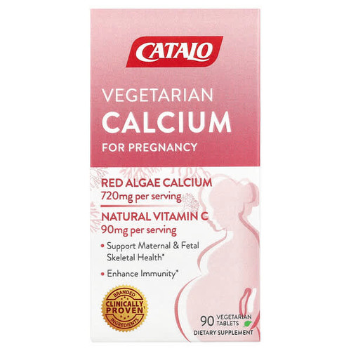 <img alt="CATALO, Vegetarian Calcium For Pregnancy, 90 Vegetarian Tablets" title="CATALO, Vegetarian Calcium For Pregnancy, 90 Vegetarian Tablets,810399025634"