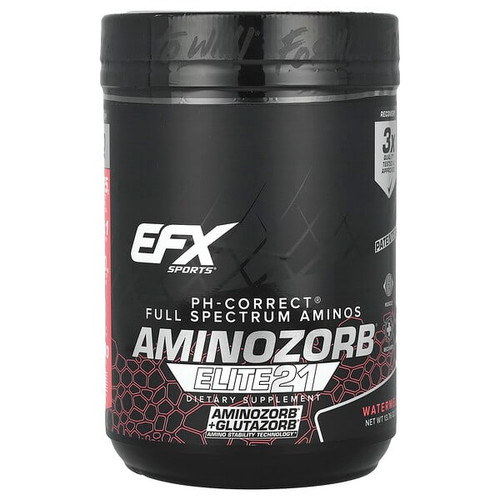 <img alt="EFX Sports, AminoZorb Elite 21, Watermelon, 13.76 oz (390 g)" title="EFX Sports, AminoZorb Elite 21, Watermelon, 13.76 oz (390 g),737190006689"