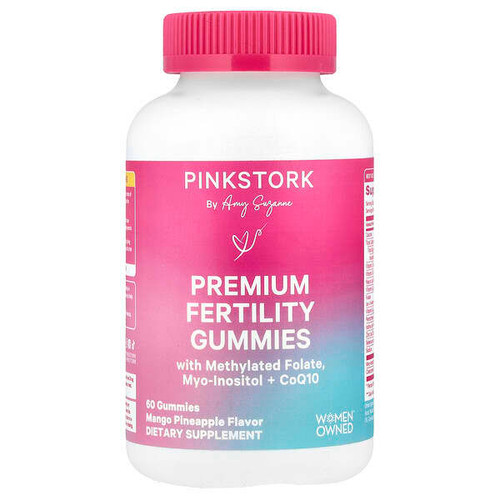 <img alt="Pink Stork, Premium Fertility Gummies, Mango Pineapple, 60 Gummies" title="Pink Stork, Premium Fertility Gummies, Mango Pineapple, 60 Gummies,850018865500"