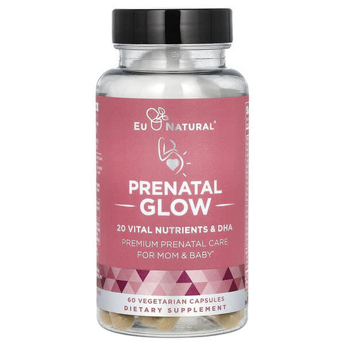 <img alt="Eu Natural, Prenatal Glow, 60 Vegetarian Capsules" title="Eu Natural, Prenatal Glow, 60 Vegetarian Capsules,855244008219"