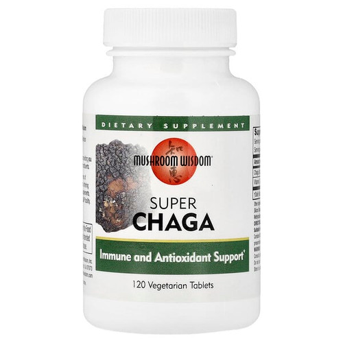 <img alt="Mushroom Wisdom, Super Chaga, 120 Vegetarian Tablets" title="Mushroom Wisdom, Super Chaga, 120 Vegetarian Tablets,791014109086"
