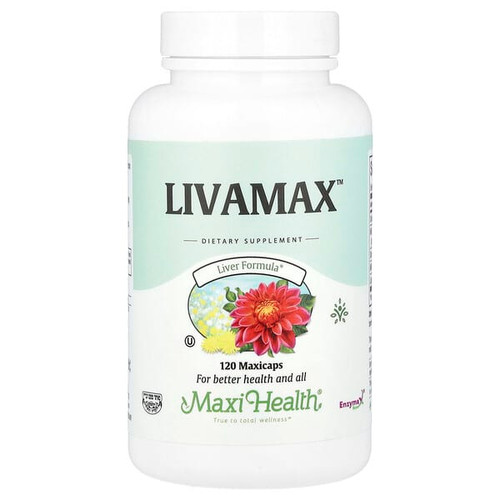 <img alt="Maxi Health, Livamax, 120 Maxicaps" title="Maxi Health, Livamax, 120 Maxicaps,753406085125"