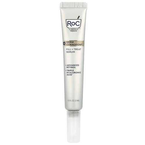 <img alt="RoC, Derm Correxion, Fill + Treat Serum, Advanced Retinol & Triple Hyaluronic Acid, 0.5 fl oz (15 ml)" title="RoC, Derm Correxion, Fill + Treat Serum, Advanced Retinol & Triple Hyaluronic Acid, 0.5 fl oz (15 ml),840103212074"