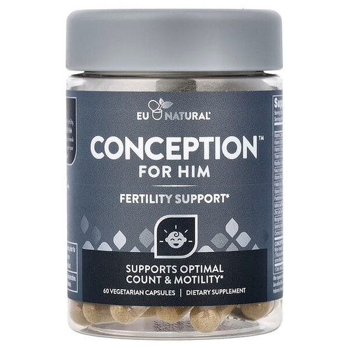 <img alt="Eu Natural, Conception For Him, Fertility Support, 60 Vegetarian Capsules" title="Eu Natural, Conception For Him, Fertility Support, 60 Vegetarian Capsules,855244008479"