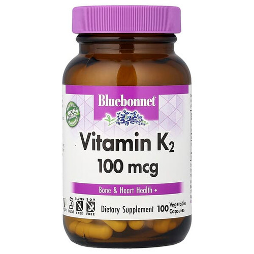 <img alt="Bluebonnet Nutrition, Vitamin K2, 100 mcg, 100 Vegetable Capsules" title="Bluebonnet Nutrition, Vitamin K2, 100 mcg, 100 Vegetable Capsules,743715006539"