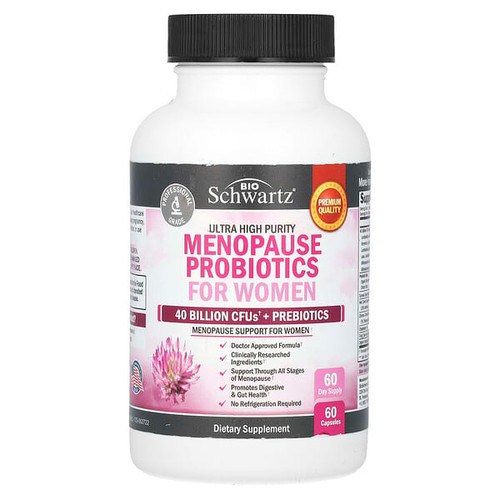 <img alt="BioSchwartz, Ultra High Purity Menopause Probiotics For Women, 60 Capsules" title="BioSchwartz, Ultra High Purity Menopause Probiotics For Women, 60 Capsules,810056430733"