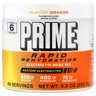 <img alt="Prime Hydration, Rapid Rehydration, Electrolyte Drink Mix, Glacier Orange, 9.9 oz (283.2 g)" title="Prime Hydration, Rapid Rehydration, Electrolyte Drink Mix, Glacier Orange, 9.9 oz (283.2 g),810116129669"