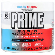 <img alt="Prime Hydration, Rapid Rehydration, Electrolyte Drink Mix, Ocean Cherry, 9.9 oz (283.2 g)" title="Prime Hydration, Rapid Rehydration, Electrolyte Drink Mix, Ocean Cherry, 9.9 oz (283.2 g),810116129645"