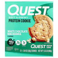 <img alt="Quest Nutrition, Protein Cookie, White Chocolate Macadamia, 12 Cookies, 2.04 oz (58 g) Each" title="Quest Nutrition, Protein Cookie, White Chocolate Macadamia, 12 Cookies, 2.04 oz (58 g) Each,888849014507"