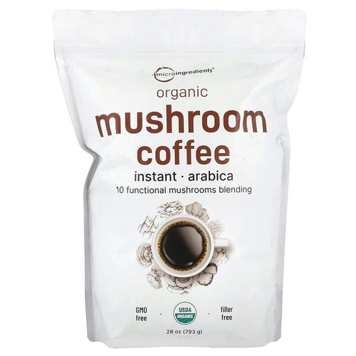 <img alt="Micro Ingredients, Organic Instant Mushroom Coffee, 28 oz (793 g)" title="Micro Ingredients, Organic Instant Mushroom Coffee, 28 oz (793 g),850056167635"