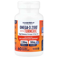 <img alt="OceanBlue, Professional, Omega-3 2100 With Turmeric, Orange, 60 Softgels" title="OceanBlue, Professional, Omega-3 2100 With Turmeric, Orange, 60 Softgels,850001449311"
