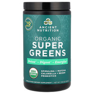 <img alt="Ancient Nutrition, Organic Super Greens, 7.05 oz (200 g)" title="Ancient Nutrition, Organic Super Greens, 7.05 oz (200 g),816401025616"