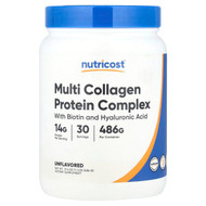 <img alt="Nutricost, Multi Collagen Protein Complex, Unflavored, 1.1 lb (486 g)" title="Nutricost, Multi Collagen Protein Complex, Unflavored, 1.1 lb (486 g),810139571193"
