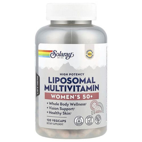 <img alt="Solaray, High Potency Liposomal Multivitamin, Womens 50+, 120 VegCaps" title="Solaray, High Potency Liposomal Multivitamin, Womens 50+, 120 VegCaps,076280154832"