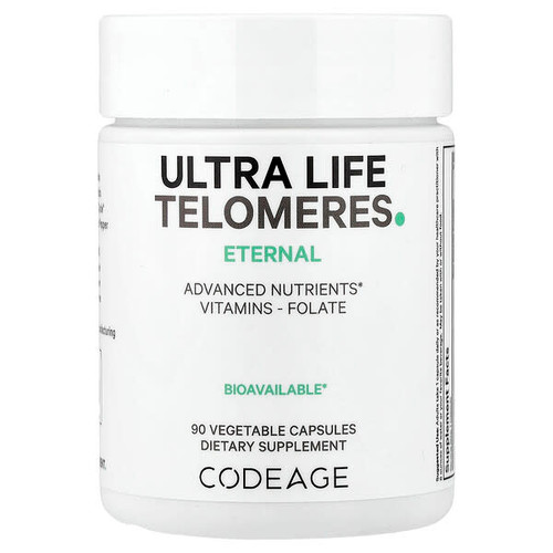 <img alt="Codeage, Ultra Life Telomeres, 90 Vegetable Capsules" title="Codeage, Ultra Life Telomeres, 90 Vegetable Capsules,853919008298"