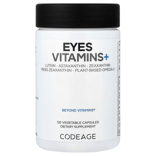 <img alt="Codeage, Eyes Vitamins+, 120 Vegetable Capsules" title="Codeage, Eyes Vitamins+, 120 Vegetable Capsules,853919008557"