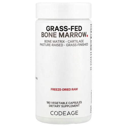 <img alt="Codeage, Grass-Fed Bone Marrow, 180 Vegetable Capsules" title="Codeage, Grass-Fed Bone Marrow, 180 Vegetable Capsules,853919008243"