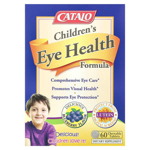 <img alt="CATALO, Childrens Eye Health Formula, Blueberry, 60 Chewable Tablets" title="CATALO, Childrens Eye Health Formula, Blueberry, 60 Chewable Tablets,810399025726"