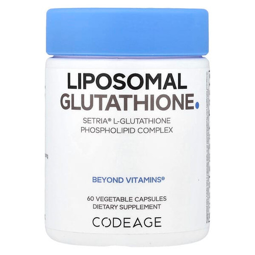 <img alt="Codeage, Liposomal, Glutathione, 60 Vegetable Capsules (250 mg per Capsule)" title="Codeage, Liposomal, Glutathione, 60 Vegetable Capsules (250 mg per Capsule),853919008229"