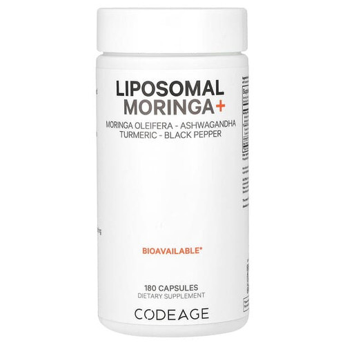 <img alt="Codeage, Liposomal Moringa+, 180 Capsules" title="Codeage, Liposomal Moringa+, 180 Capsules,850049609470"