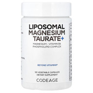 <img alt="Codeage, Liposomal Magnesium Taurate+, 120 Vegetable Capsules" title="Codeage, Liposomal Magnesium Taurate+, 120 Vegetable Capsules,850049609319"
