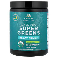 <img alt="Ancient Nutrition, Organic Super Greens, Bloat Relief, Citrus Apple, 8.5 oz (242 g)" title="Ancient Nutrition, Organic Super Greens, Bloat Relief, Citrus Apple, 8.5 oz (242 g),816401028846"