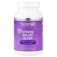 <img alt="BrainMD, Stress Relief Sleep, 90 Vegan Capsules" title="BrainMD, Stress Relief Sleep, 90 Vegan Capsules,857568003949"