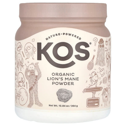 <img alt="KOS, Organic Lions Mane Powder, 12.84 oz (364 g)" title="KOS, Organic Lions Mane Powder, 12.84 oz (364 g),850000503182"
