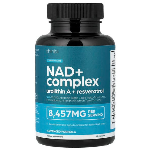 <img alt="Thinbi, NAD+ Complex, 60 Capsules" title="Thinbi, NAD+ Complex, 60 Capsules,810029809313"