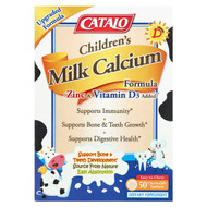 <img alt="CATALO, Childrens Milk Calcium Formula, Zinc & Vitamin D, 50 Chewable Tablets" title="CATALO, Childrens Milk Calcium Formula, Zinc & Vitamin D, 50 Chewable Tablets,810399022398"