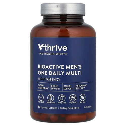 <img alt="Vthrive, Bioactive Mens One Daily Multi, 60 Vegetable Capsules" title="Vthrive, Bioactive Mens One Daily Multi, 60 Vegetable Capsules,766536061020"