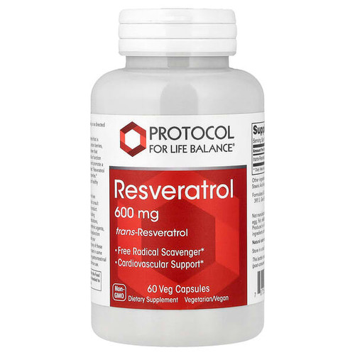 <img alt="Protocol for Life Balance, Resveratrol, 600 mg, 60 Veg Capsules" title="Protocol for Life Balance, Resveratrol, 600 mg, 60 Veg Capsules,707359133877"