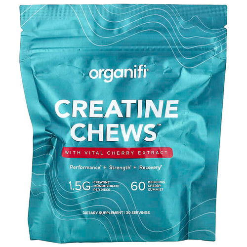 <img alt="Organifi, Creatine Chews, Cherry, 60 Gummies" title="Organifi, Creatine Chews, Cherry, 60 Gummies,850059332252"