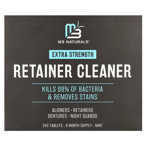 <img alt="M3, Retainer Cleaner, Mint, 240 Tablets" title="M3, Retainer Cleaner, Mint, 240 Tablets,850021371302"