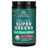 <img alt="Ancient Nutrition, Organic SuperGreens, Watermelon, 8.82 oz (250 g)" title="Ancient Nutrition, Organic SuperGreens, Watermelon, 8.82 oz (250 g),816401025746"