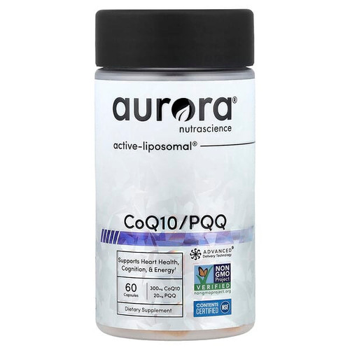 <img alt="Aurora Nutrascience, CoQ10 - PQQ, 60 Capsules" title="Aurora Nutrascience, CoQ10 - PQQ, 60 Capsules,990313200504"