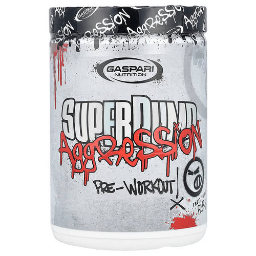 <img alt="Gaspari Nutrition, SuperPump Aggression Pre-Workout, Fruit Punch Fury, 360 g" title="Gaspari Nutrition, SuperPump Aggression Pre-Workout, Fruit Punch Fury, 360 g,646511000391"