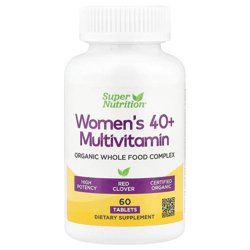 <img alt="Super Nutrition, Organic Whole Food Womens 40+ Multivitamin with Organic Amla Extract, Organic Sunflower Extract, Organic Moringa Extract, and Organic Shiitake Extract , 60 Tablets" title="Super Nutrition, Organic Whole Food Womens 40+ Multivitamin with Organic Amla Extract, Organic Sunflower Extract, Organic Moringa Extract, and Organic Shiitake Extract , 60 Tablets,898220024605"