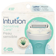 <img alt="Schick, Intuition, Sensitive Care, Replacement Cartridges, 6 Cartridges" title="Schick, Intuition, Sensitive Care, Replacement Cartridges, 6 Cartridges,841058040699"