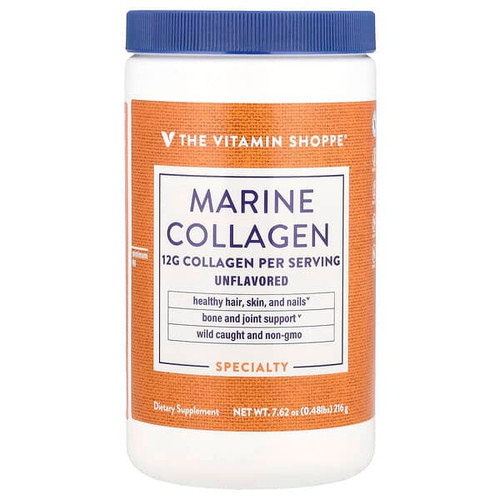 <img alt="The Vitamin Shoppe, Marine Collagen, Unflavored, 7.62 oz (216 g)" title="The Vitamin Shoppe, Marine Collagen, Unflavored, 7.62 oz (216 g),766536046003"